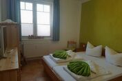 Blick ins Schlafzimmer