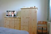 Blick ins Schlafzimmer
