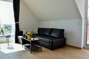 Ecksofa - zum 1,40m breiten Bett ausklappbar