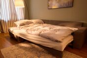 Schlafcouch im Wohnzimmer