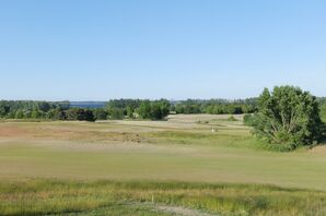 Blick auf den Golfplatz